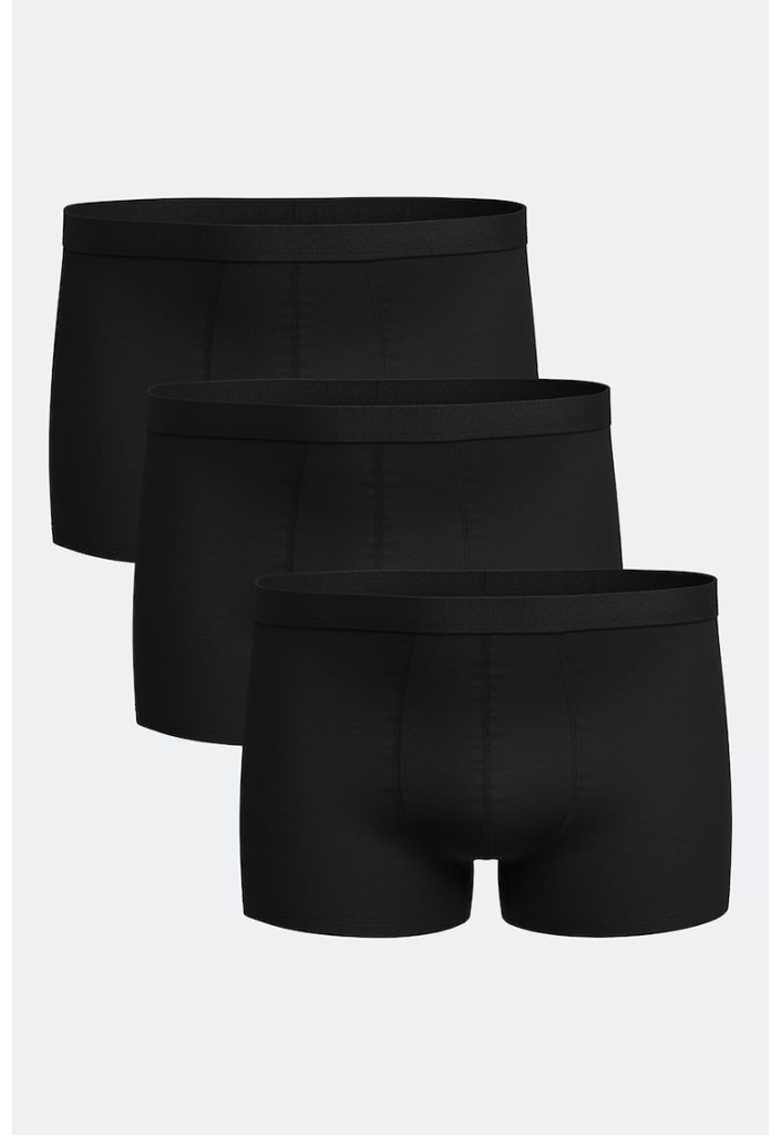 Set de boxeri uni de bumbac - 3 perechi-BARBATI-