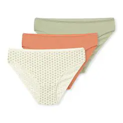 Set de chiloti din amestec de bumbac - 3 perechi-FEMEI-IMBRACAMINTE/Lenjerie intima