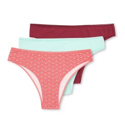 Set de chiloti din amestec de bumbac - 3 perechi-FEMEI-IMBRACAMINTE/Lenjerie intima