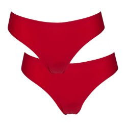 Set de chiloti tanga cu model uni - 2-FEMEI-IMBRACAMINTE/Lenjerie intima