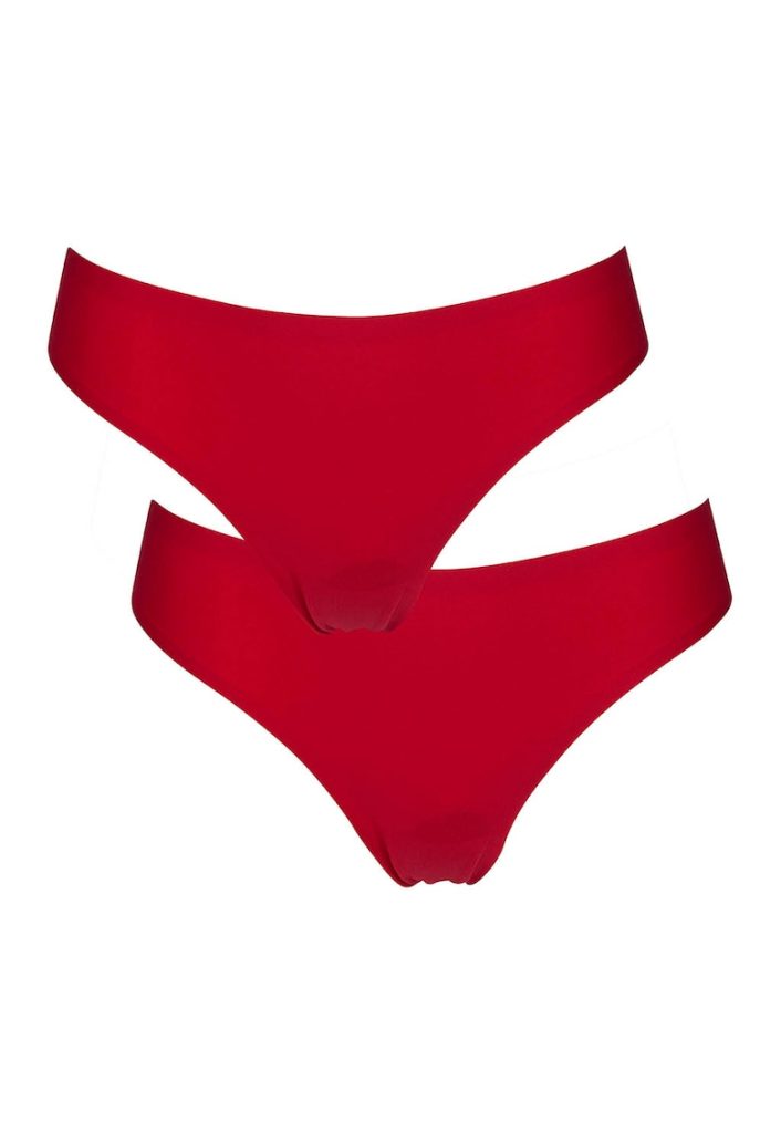 Set de chiloti tanga cu model uni - 2-FEMEI-IMBRACAMINTE/Lenjerie intima