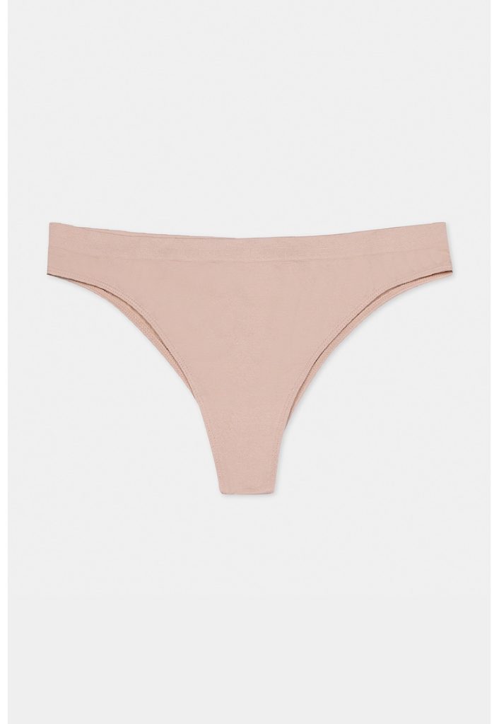 Set de chiloti tanga uni - 3 perechi-FEMEI-