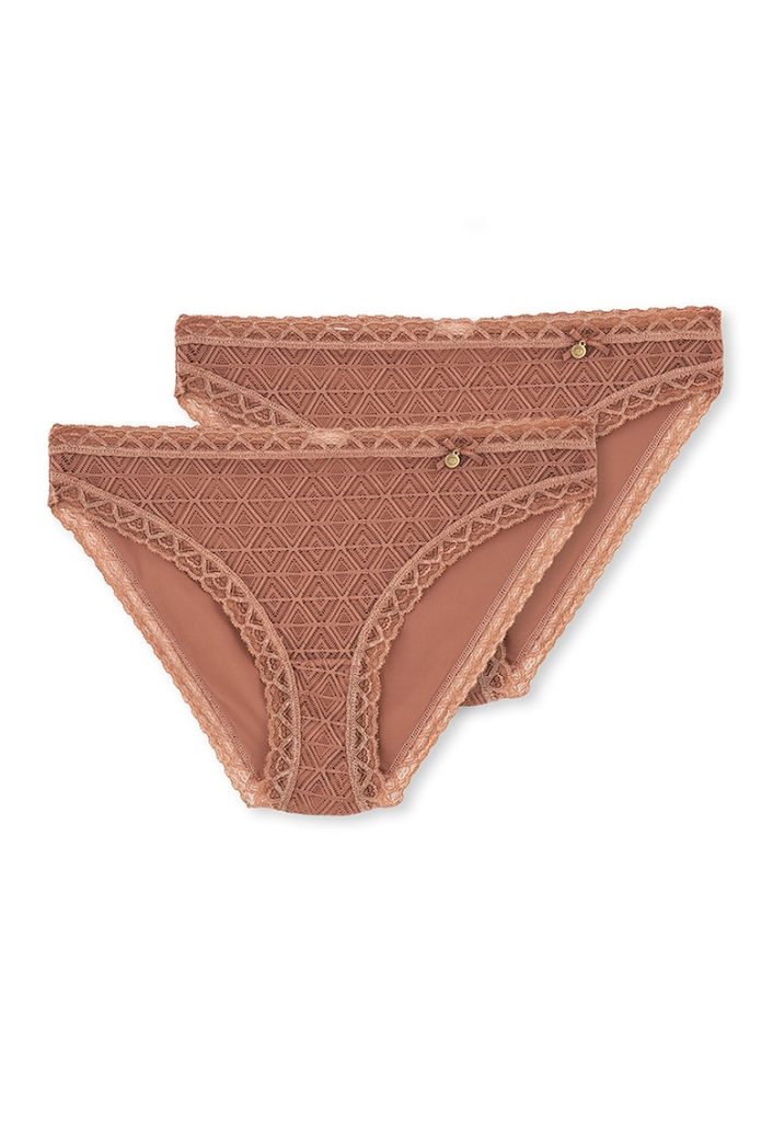 Set de chiloti uni cu dantela - 2 perechi-FEMEI-IMBRACAMINTE/Lenjerie intima