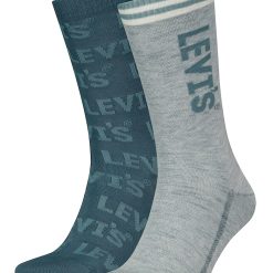 Set de sosete lungi unisex cu logo - 2 perechi-FEMEI-