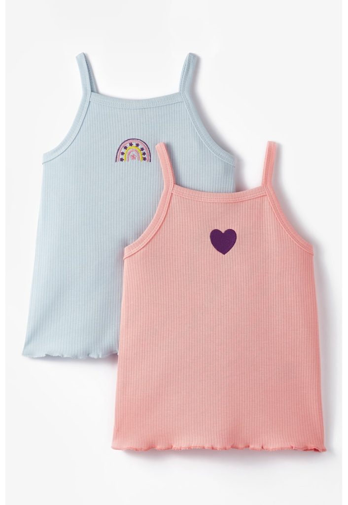 Set de top-uri de bumbac - 2 piese-FETE-
