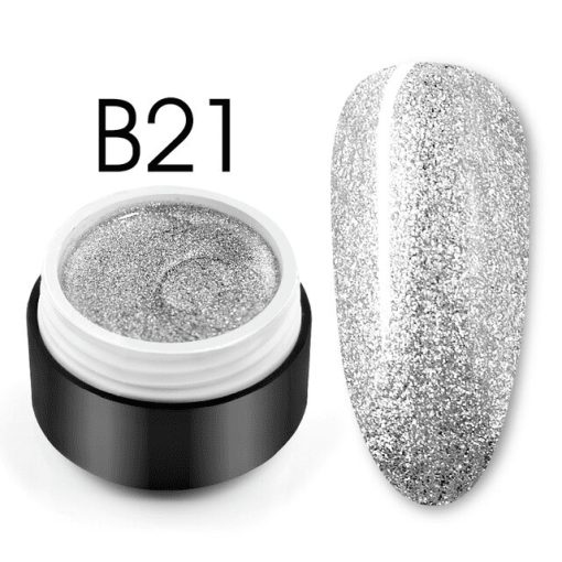 Shiny Platinum Color Gel B21 - B21 - Everin.ro-GELURI COLORATE ❤️