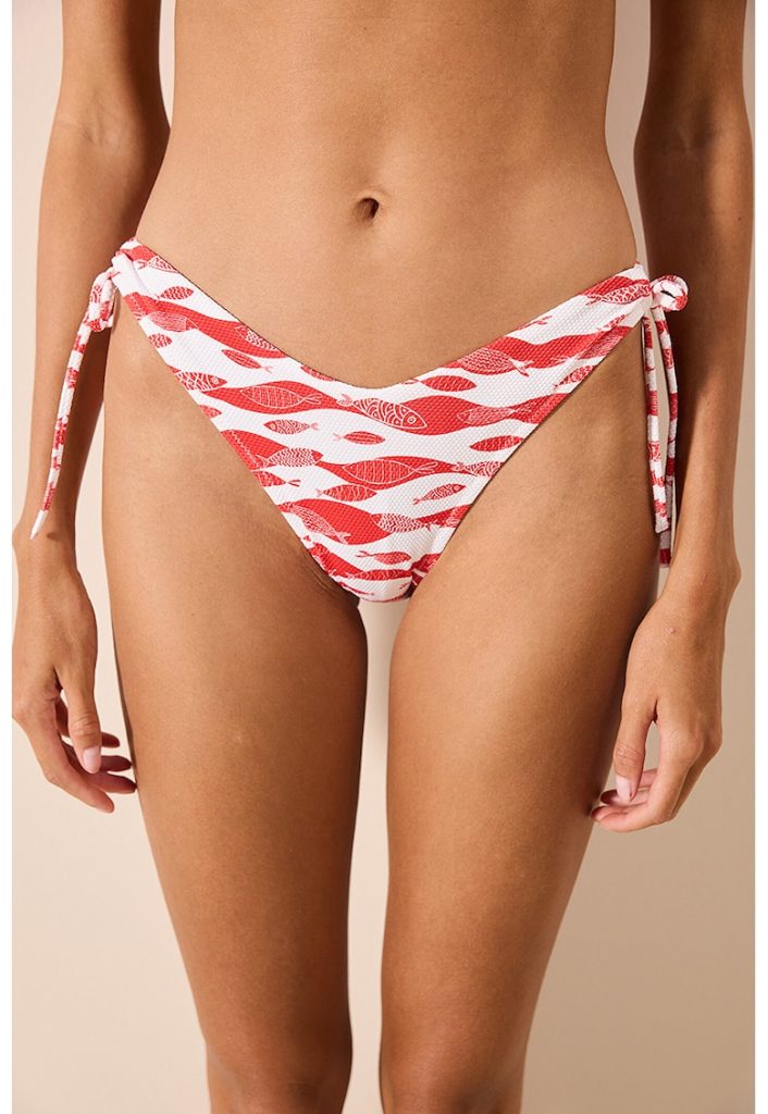 Slip cu model si snururi laterale de ajustare-FEMEI-