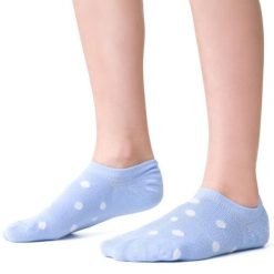Sosete bebelusi bambus scurte cu buline Steven S152-034-COPII