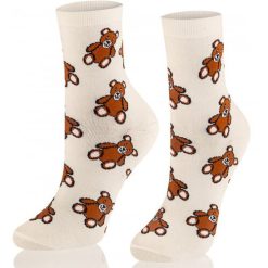 Sosete ecru cu ursuleti Intenso 0471-FF1-FEMEI