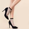 Sosete lycra linen cu buline negre Fiore Cute 20 den-FEMEI