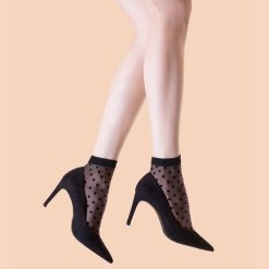 Sosete lycra negre cu buline Fiore Cute 20 den-FEMEI