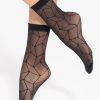 Sosete lycra negre cu model geometric Gatta Trendy WZ17 20 den-FEMEI