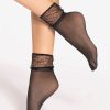 Sosete lycra negre cu picatele negre Gatta Spring Vibes WZ07 15 den-FEMEI