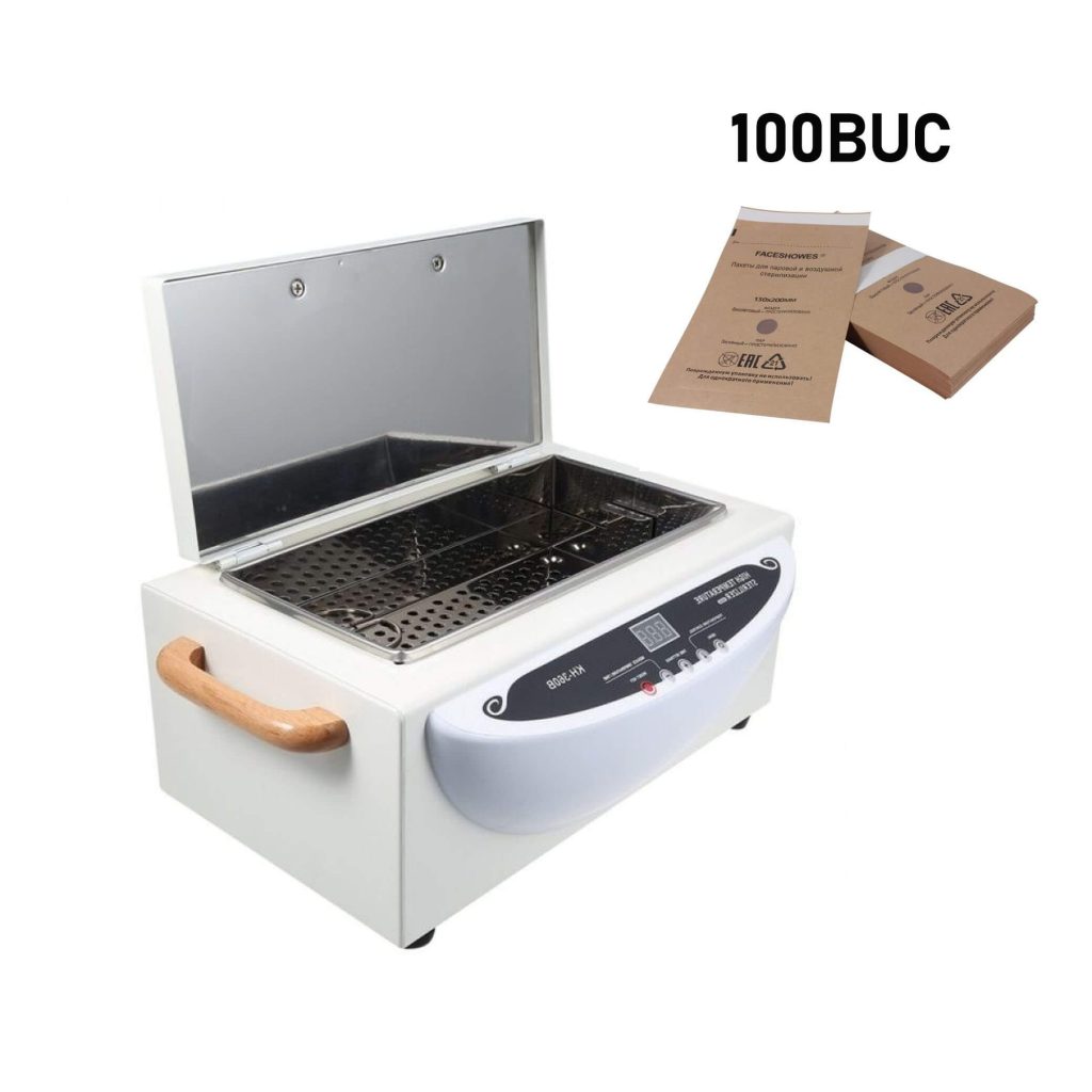 Sterilizator Pupinel Profesional KH-360B + 100 Pungi Sterilizare - KH-360B - EVERIN-APARATURA MANICHIURA ❤️
