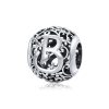 Talisman din argint Alphabet Letter B-Talismane