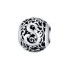Talisman din argint Alphabet Letter S-Talismane