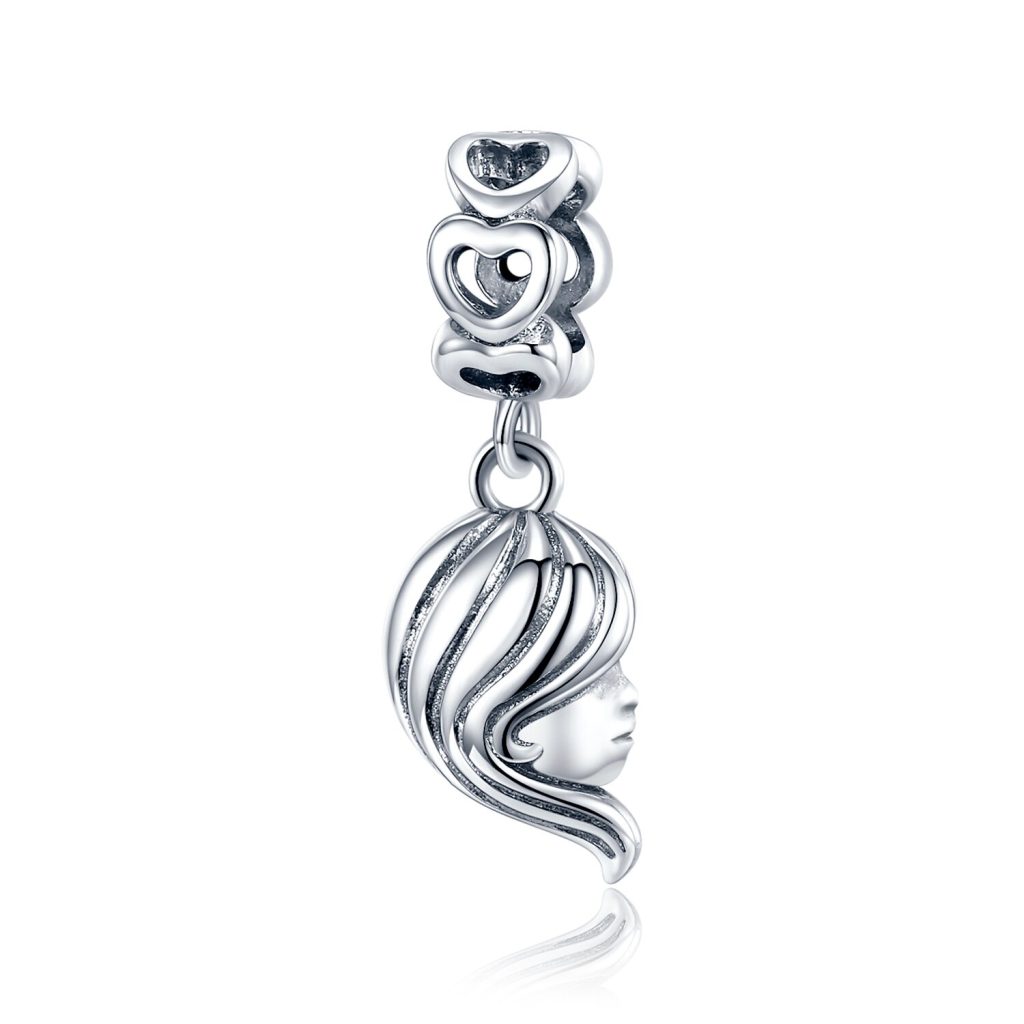 Talisman din argint Girl Face-Talismane