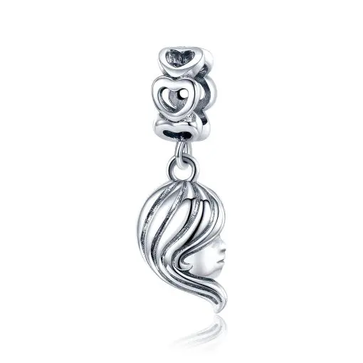 Talisman din argint Girl Face-Talismane