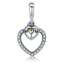 Talisman din argint Heart Mom-Talismane >> Talismane din Argint (toate)