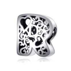 Talisman din argint In Love with Letter R-Talismane >> Talismane din Argint (toate)