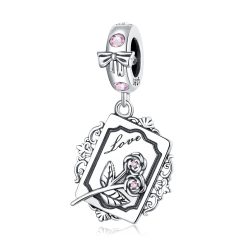 Talisman din argint Vintage Pink Roses-Talismane >> Talismane din Argint (toate)