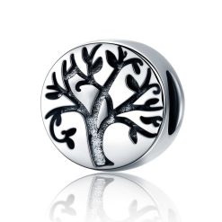 Talisman din argint patinat cu Copacel-Talismane >> Talismane din Argint (toate)