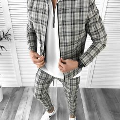Trening barbati slim fit Pantaloni + Hanorac 10277 N8-3.1-Trening