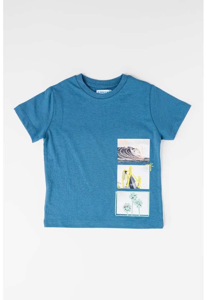 Tricou cu decolteu la baza gatului-BAIETI-IMBRACAMINTE/Tricouri si maiouri