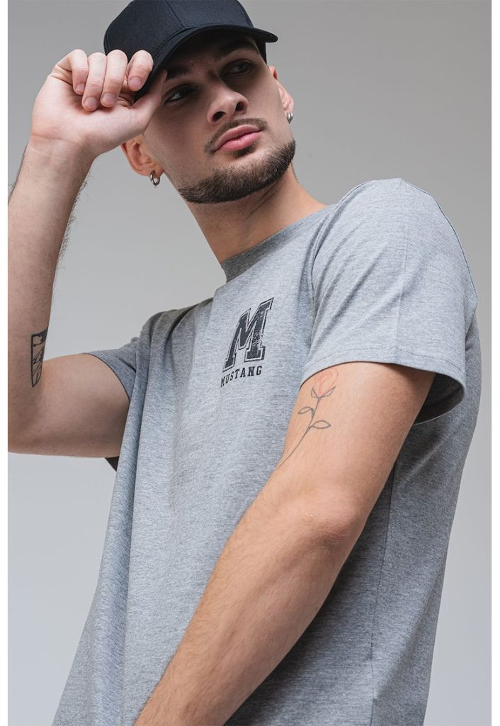 Tricou cu decolteu la baza gatului Austin-BARBATI-IMBRACAMINTE/Tricouri si maiouri