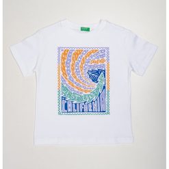 Tricou cu decolteu la baza gatului si imprimeu-BAIETI-IMBRACAMINTE/Tricouri si maiouri