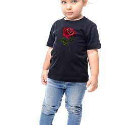 Tricou cu decolteu la baza gatului si imprimeu grafic-FETE-