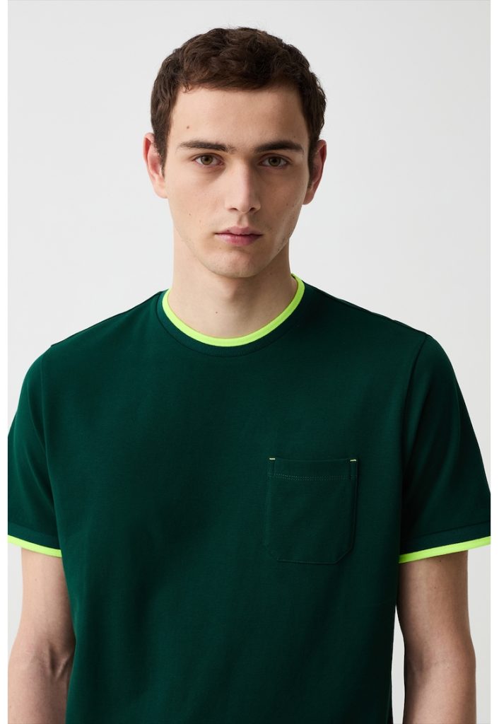 Tricou cu decolteu rotund-BARBATI-IMBRACAMINTE/Tricouri si maiouri