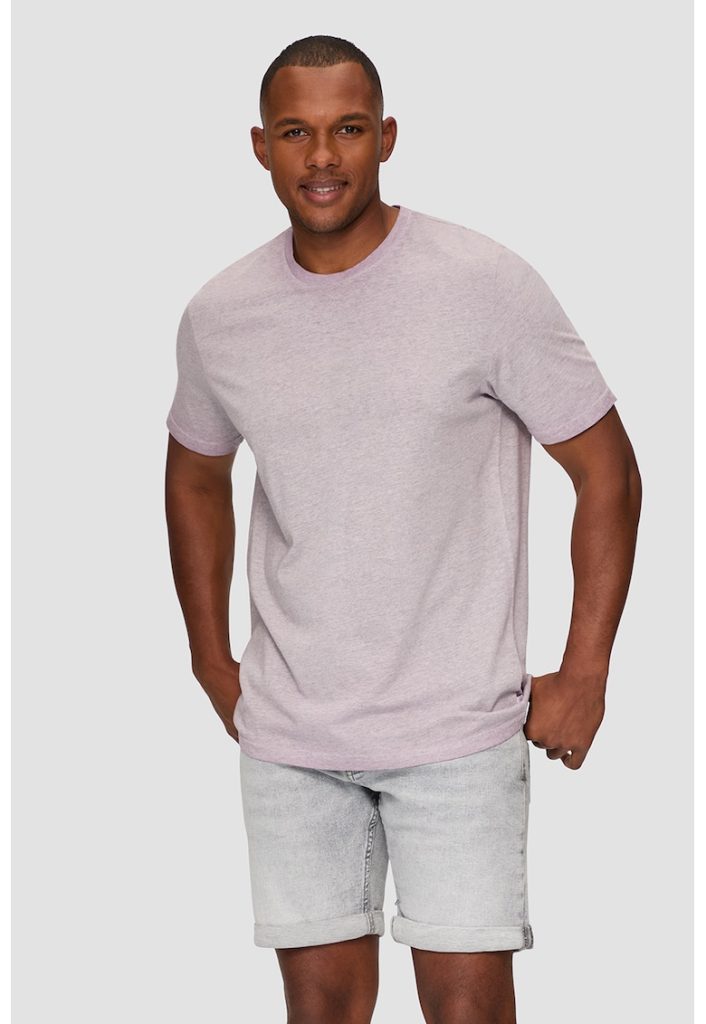 Tricou cu decolteu rotund-BARBATI-IMBRACAMINTE/Tricouri si maiouri