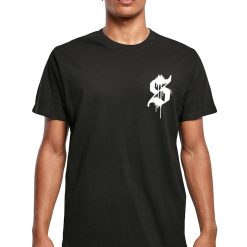 Tricou cu detaliu contrastant-BARBATI-