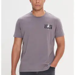 Tricou cu detaliu text-BARBATI-