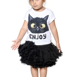 Tricou cu imprimeu cu animale-FETE-