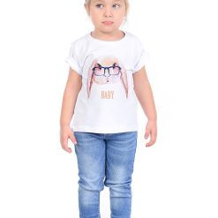 Tricou cu imprimeu grafic-FETE-