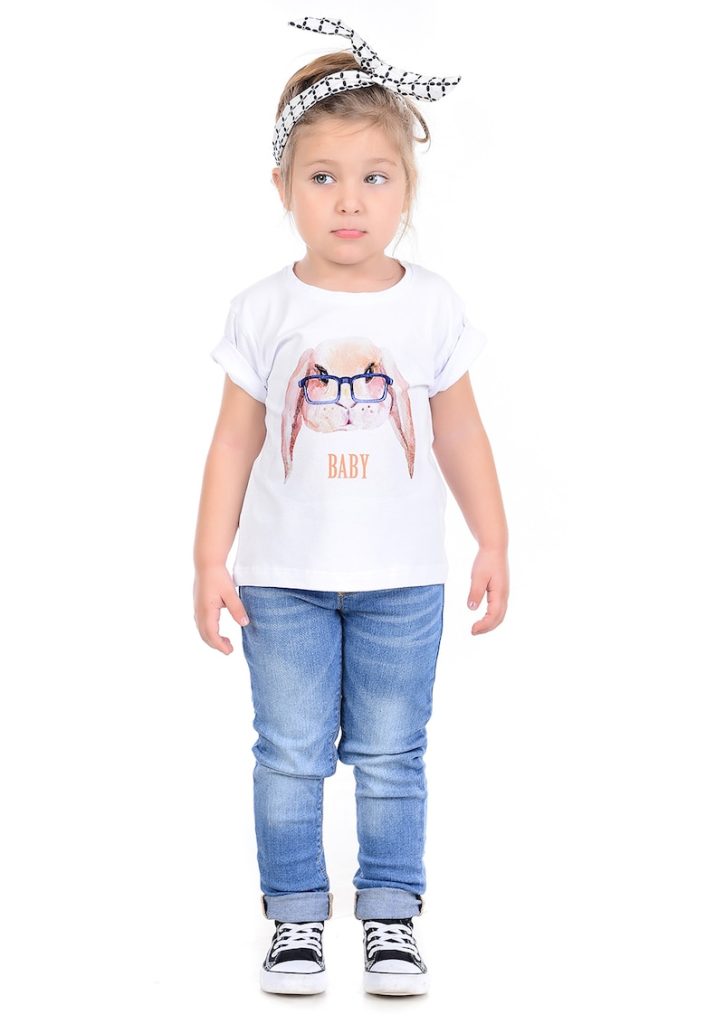 Tricou cu imprimeu grafic-FETE-