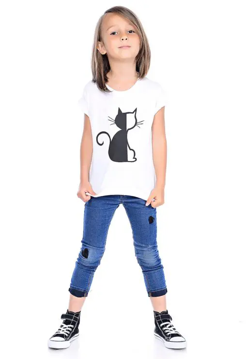 Tricou cu imprimeu grafic-FETE-