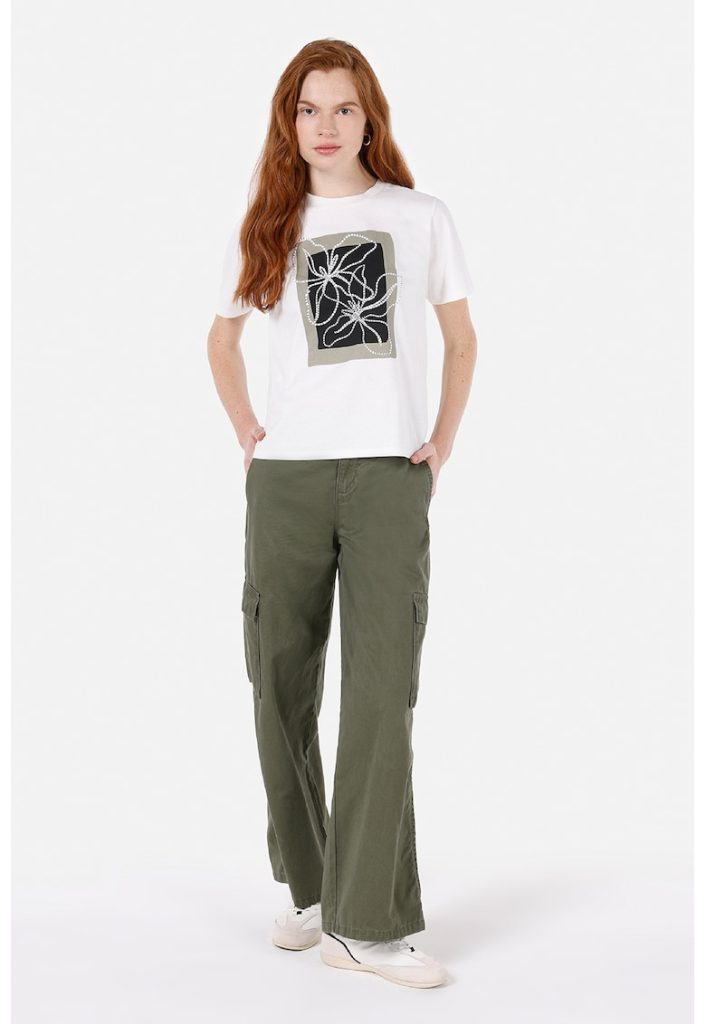 Tricou cu imprimeu grafic-FEMEI-IMBRACAMINTE/Tricouri si maiouri