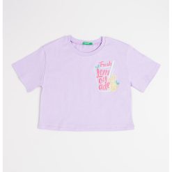Tricou cu imprimeu grafic-FETE-IMBRACAMINTE/Tricouri si maiouri