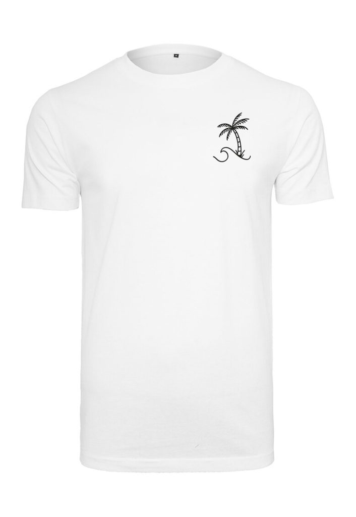Tricou cu imprimeu grafic pe piept-BARBATI-