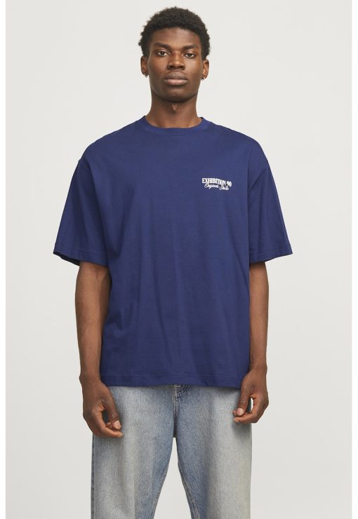 Tricou cu imprimeu pe spate-BARBATI-IMBRACAMINTE/Tricouri si maiouri