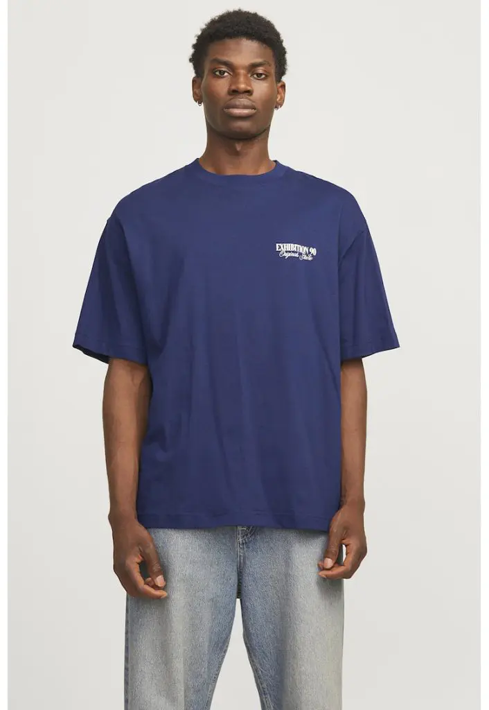 Tricou cu imprimeu pe spate-BARBATI-IMBRACAMINTE/Tricouri si maiouri