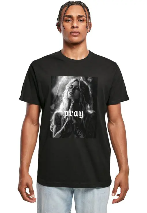 Tricou cu imprimeu poza-BARBATI-