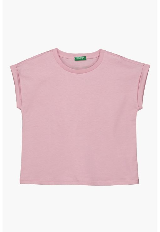 Tricou cu imprimeu text-FETE-IMBRACAMINTE/Tricouri si maiouri