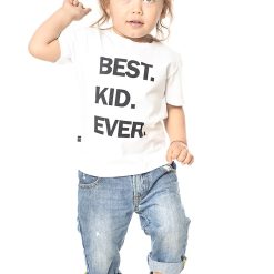 Tricou cu imprimeu text-FETE-