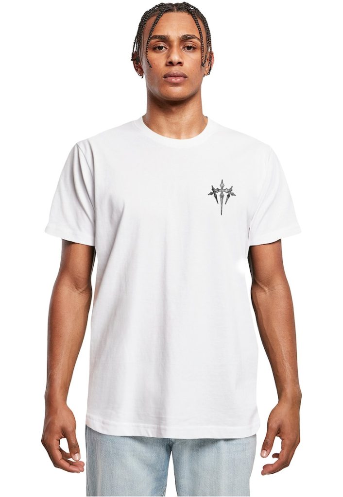 Tricou cu imprimeu text pe partea din spate-BARBATI-