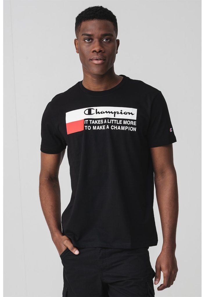Tricou cu logo-BARBATI-IMBRACAMINTE/Tricouri si maiouri