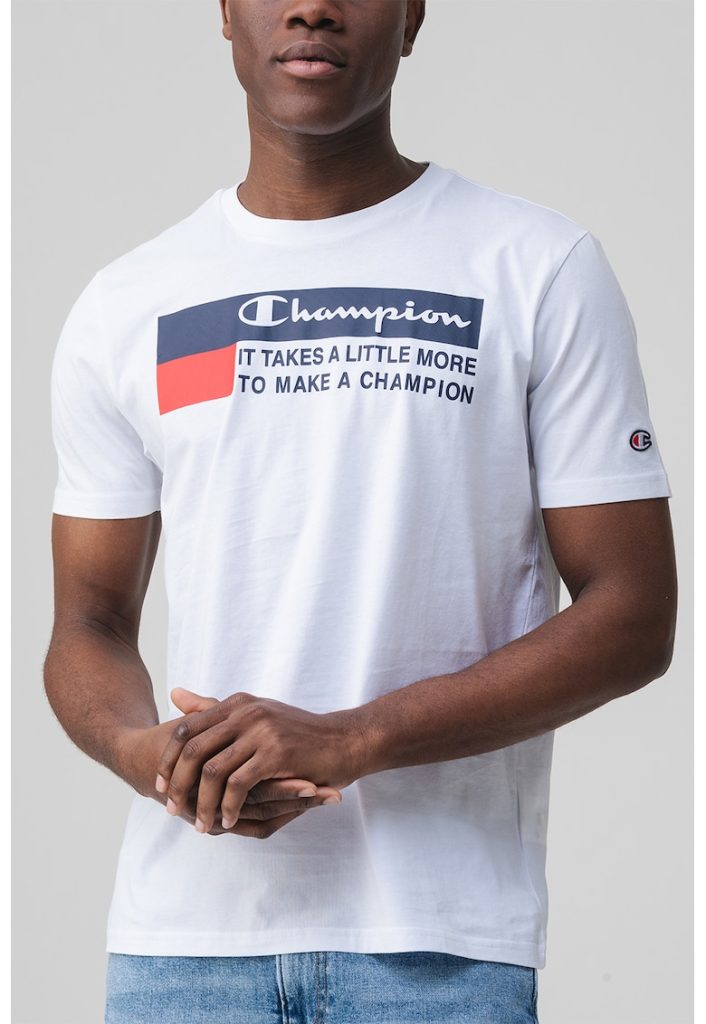 Tricou cu logo-BARBATI-IMBRACAMINTE/Tricouri si maiouri